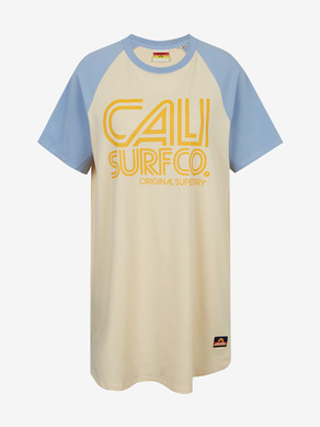 SuperDry Cali Surf Raglan Tshirt Dress Jurk