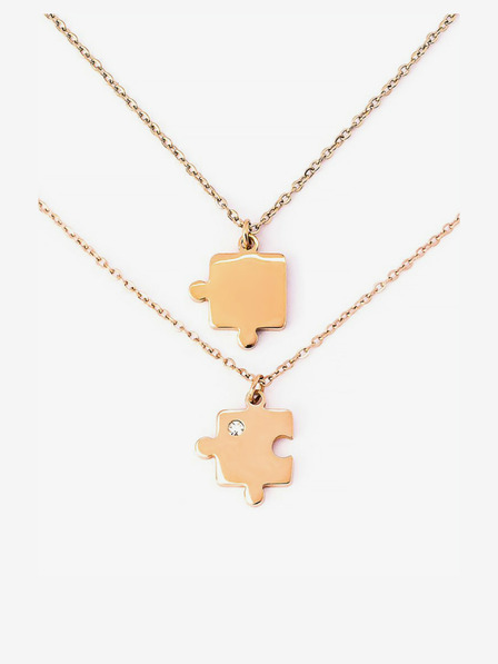 Vuch Rose Gold Puzzle Halsketting