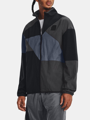 Under Armour Curry FZ Woven Jacket-BLK Jas