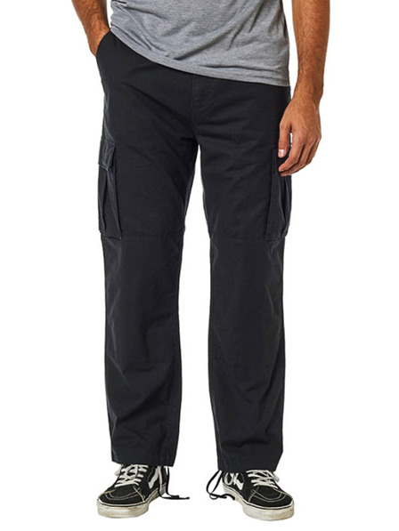 Fox Recon Stretch Cargo black plátěné kalhoty pánské - černá Broek