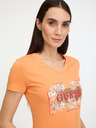 Guess Logo Flowers T-Shirt