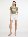 Guess Logo Flowers T-Shirt