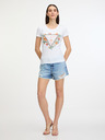 Guess Triangle Flowers T-Shirt