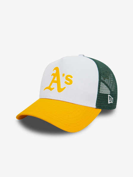 New Era Oakland Athletics MLB Logo A-Frame Trucker Petje