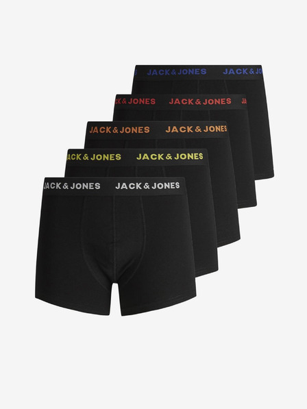 Jack & Jones Black Boxershorts 5 stuks