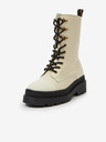 Scotch & Soda Aubri Mid Boot Off White Croco Enkellaarsjes