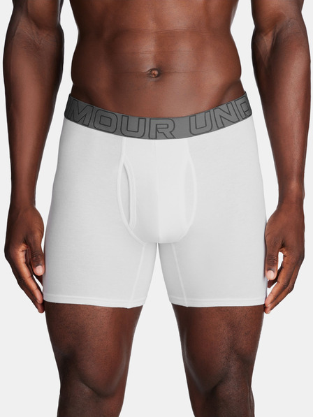 Under Armour UA Performance Cotton 6in 3-pack Hipsters