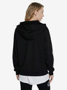 Desigual Hoodie No Zip Swiss Emboidery Sweatshirt