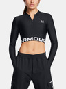 Under Armour HeatGear Rib 1/4 Zip LS T-Shirt