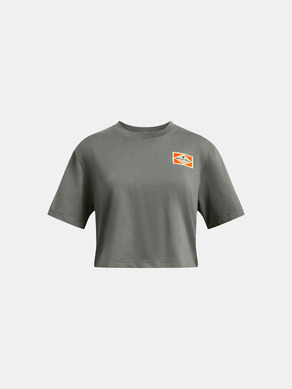 Under Armour Project Rock Campus Crop SS Kinder T-shirt