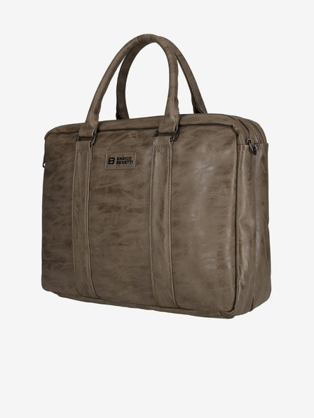 Enrico Benetti Rotterdam 15" Notebook Bag Medium Taupe Tas