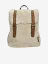 Enrico Benetti Teddy Tablet Backpack Off-White Rugzak