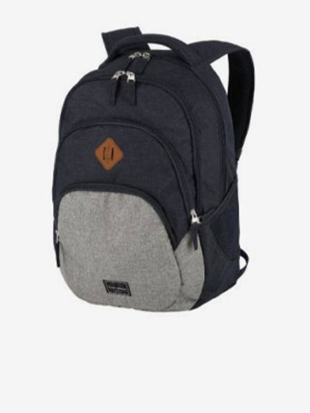 Travelite Basics Melange Navy/grey Rugzak