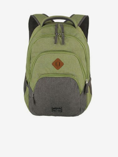 Travelite Basics Melange Green/grey Rugzak