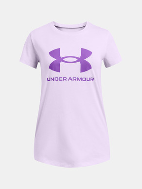 Under Armour UA Crop Sportstyle Logo SS Kinder T-shirt